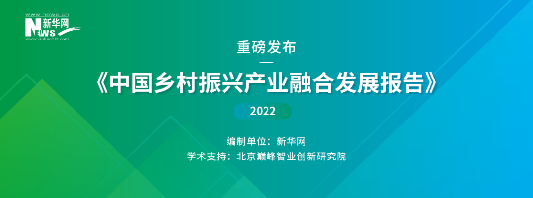【報(bào)告解讀】《中國(guó)鄉(xiāng)村振興產(chǎn)業(yè)融合發(fā)展報(bào)告（2022）》