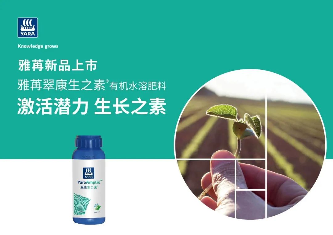 生物刺激素需求大爆發(fā)！雅苒國(guó)際推出首款產(chǎn)品，助力中國(guó)農(nóng)業(yè)升級(jí)